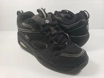 Heelys Streak 7170 Black Charcoal Gray Men's Skake Shoes - Size 4 • £26.53