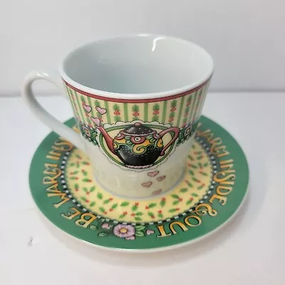 Mary Engelbreit Cup And Saucer 2003 • $25