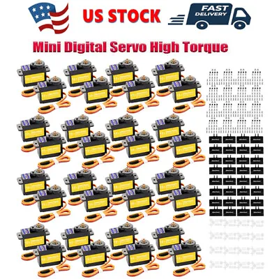 Mini Digital Servo High Torque Metal Gear Servo 12g 4.8V~6.0V For Axial SCX24 US • $23.99