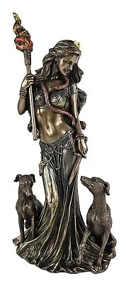 12  Hecate W Hounds Greek Mythology Goddess Of Magic Statue Bronze Color • $88.61