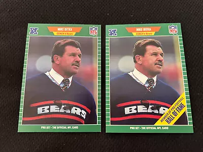 Mike Ditka 1989 Coach Rookie Card & Hall Of Fame Variation Proset Football Card • $9.99