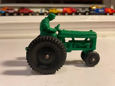 EUC Vintage Auburn Toys Allstate Die Cast Plastic Green Tractor • $17.98