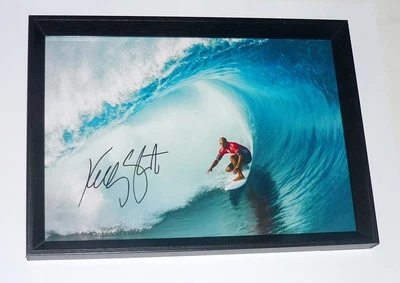 $49.99 • Buy Kelly Slater ASP World Champion Surf Surfing Photo Signed Framed UV Protected
