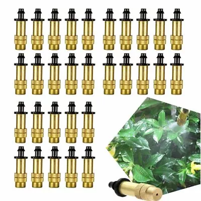 Adjustable Copper Spray Nozzle Garden Patio Water Mister Air Misting Cooling USA • $7.06