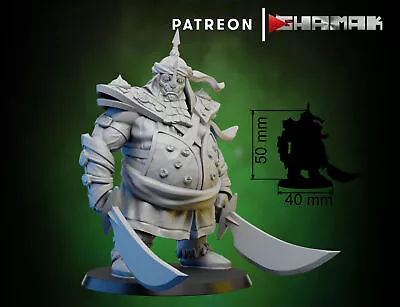 Ogre Dungeons&Dragons Wargames Pathfinder War Gaming 3D Printed • $10.88