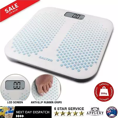 Clinical Anti-Slip Digital Bathroom Scale - White Scale Weighing 200kg Bathroom • $80.76