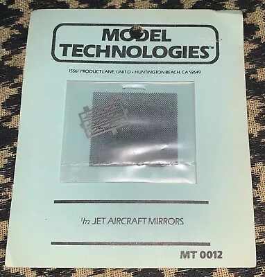 Jet Aircraft Mirrors Model Technologies Mt0012 1/72 Free Usa Ship • $12.95