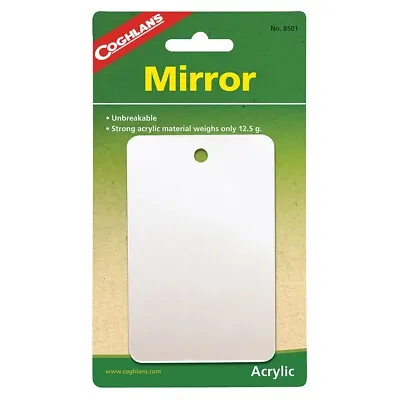 Coghlans Featherweight Mirror Unbreakable Acrylic - 7 X 11cm - 20g Coghlan's • £7.98