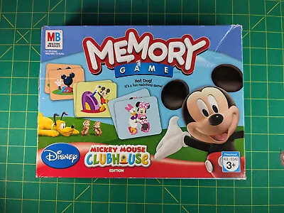 MICKEY MOUSE CLUBHOUSE Hasbro Milton Bradley Memory Match Game INCOMPLETE;  • $9.95