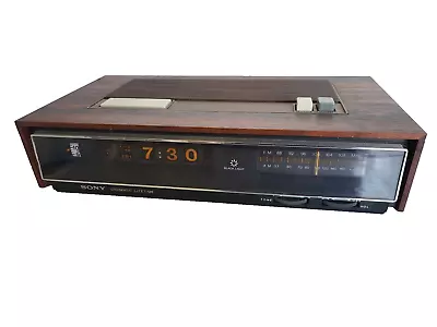 Vintage Sony TFM-C770W Digimatic Lifetime Digital Clock AM/FM Radio - UNTESTED • $34.95