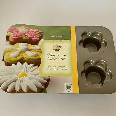 Williams Sonoma Daisy Crown Cupcake Pan Non Stick Flower Cupcake Pan • $15.20