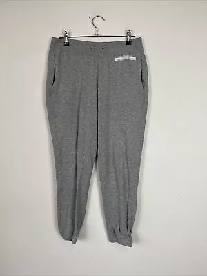 Adidas Grey Cropped Track Pant Joggers Women’s S 8-10 • £20