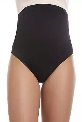 £11.99 • Buy Camille Ladies Black Maternity Pants High Waist Shapewear Over The Bump Briefs