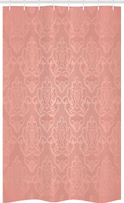 Peach Stall Shower Curtain Antique Lace Style Ombre • £17.99