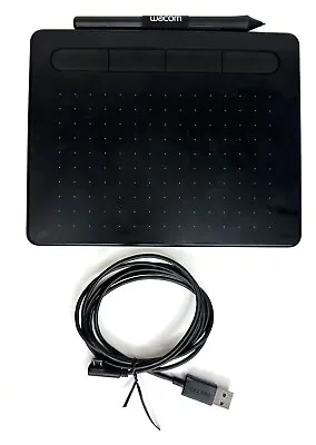 Wacom Intuos Bluetooth Graphic Tablet Black CTL-4100 USED (12912) • $24.99