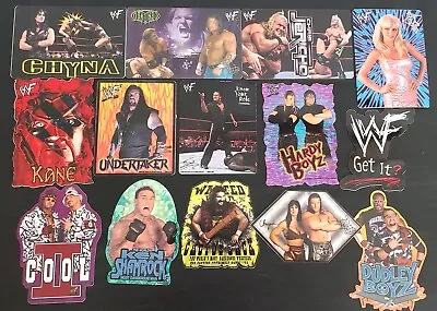 WWF Attitude Era Vintage Sticker Lot (14) • $34.95