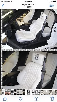 1999 30TH Anniversary Pont Trans Am LEATHER SEAT COVERS WITH 30TH Logos IN STOCK • $1399.99