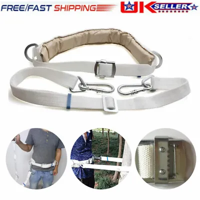 Safety Harness Lanyard Strap Adjustable Safety Belt Protective Outd Construction • £21.99