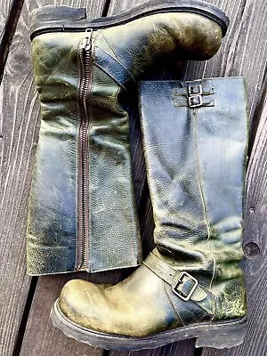 Fluevog Bond Boots Green Men’s 10.5 Women’s 11.5 • $150