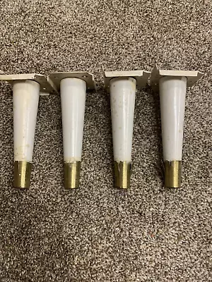 4 Vintage Retro Tapered Furniture Legs 6  • $22