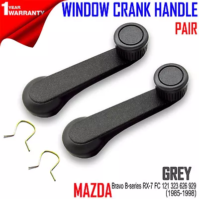 FOR MAZDA B Series BRAVO B2000 B2200 B2600 1985-90 DOOR HANDLE Window Crank X2 • $22.09