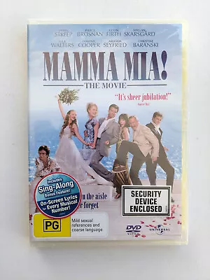 New & Sealed | Mamma Mia! ABBA | Colin Firth | Pearce Bronson (DVD 2008 Region 4 • $9.85