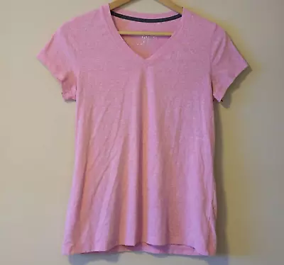 Made For Life Women's M Pink Short Sleeve V-Neck T-Shirt #p18+153 • $6.80