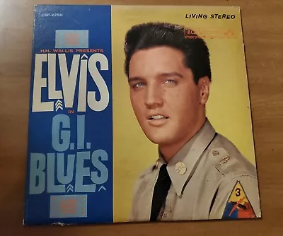 Elvis Presley Lp Lsp-2256 G.i. Blues In Shrink White Top Stereo Nm Or Better • $49.50