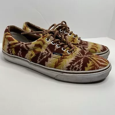 Limited Edition Vans X Pendleton Tribal Tan Skate Shoes Men's Sz.9 • $99