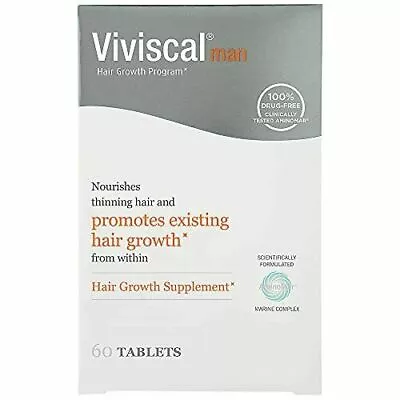 Viviscal Men's Hair Growth Promoter Supplements 1.7 Oz - 60 Tablets • $30
