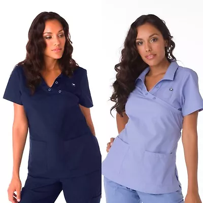 New Ecko Red Women's Nursing Uniform Soho Two Deep Patch Pockets #2105 • $25.99