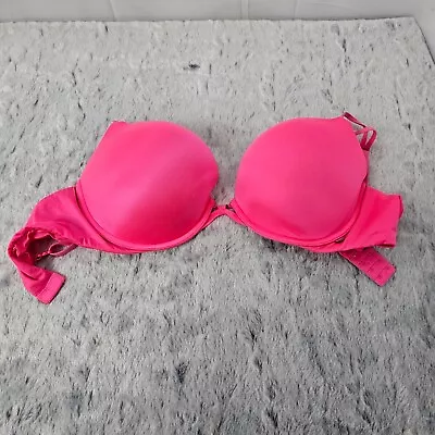 Victoria's Secret Very Sexy Push-Up Bra Size 36DD Hot Pink Padded Underwire • $14.95