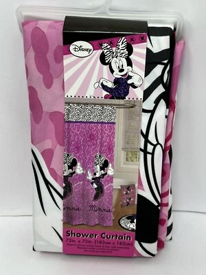 $20 • Buy Disney Minnie Mouse Cloth Shower Curtain  72”x 72 