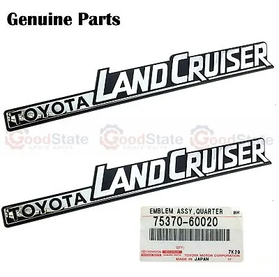 GENUINE Toyota LandCruiser 60 70 Series Badge Emblem Logo X2 • $66.33