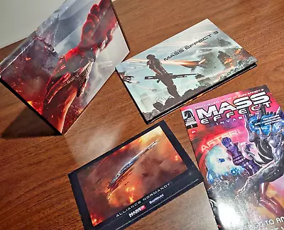 Mass Effect 3 N7 Collector's Edition 2012 Art Book Litho Comic & Slip ONLY • $9.85