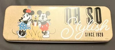 Disney Micky/Minnie/Pluto Oh So Stylish Tin/Metal Pencil Case • £3.99