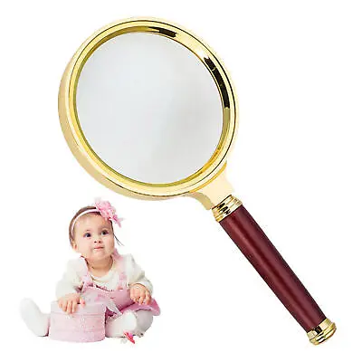 Magnifying Glass 10X Reading Magnifier Handheld Glass Lens Jewelry Loupe Loop • $4.99