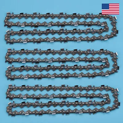 Chainsaw Chain For Stihl MS210 MS230 MS250 18 Inch Bar .063 .325 68DL 3 Pack • $34.99