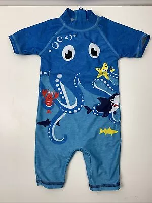 Matalan 12-18 Months Shark Sea Creature Beach Suit  • £3.75