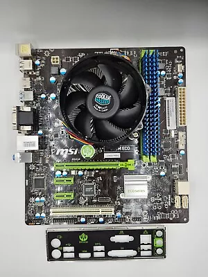 MSI H81M ECO Motherboard W/ Intel I5-4460 3.2 Ghz - 2Gb Memory • $32.04