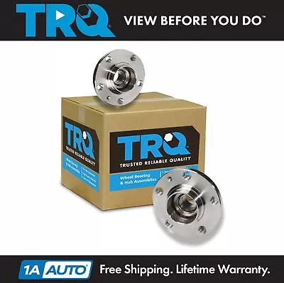 TRQ Rear Wheel Hub & Bearing Pair Set For VW Jetta Golf Beetle Audi TT 2WD 2x4 • $59.95