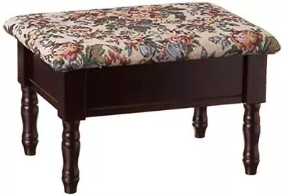 Frenchi Furniture Foot Stool 13.2 D X 17.84 W X 5.12 H  Assorted Colors  • $42.33
