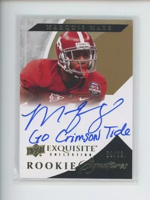 Marquis Maze Auto /99 2012 Ud Upper Deck Exquisite Rookie Signatures Autograph • $14.99