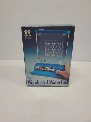 Vintage Tomy Wonderful Waterfuls Game Tic-Tac-Toe With Box BLUE • $55