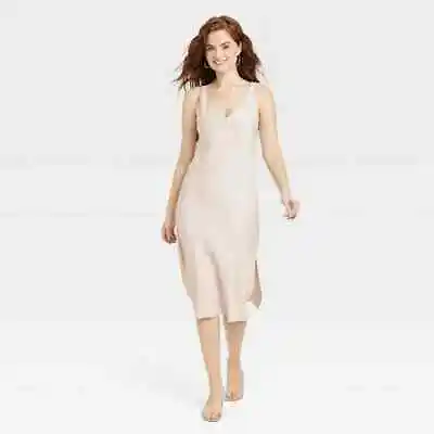 Women's Slip Dress - A New Day Cream L • $10