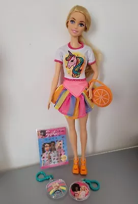 Blonde Barbie Doll - Rainbow Unicorn Clothes + Accessories For You #3 • £14.99