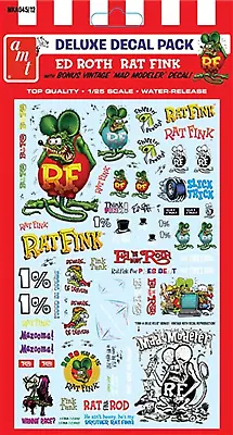 AMT 1/25 Ed Roth Rat Fink Waterslide Decal Pack MKA045 • $11.99