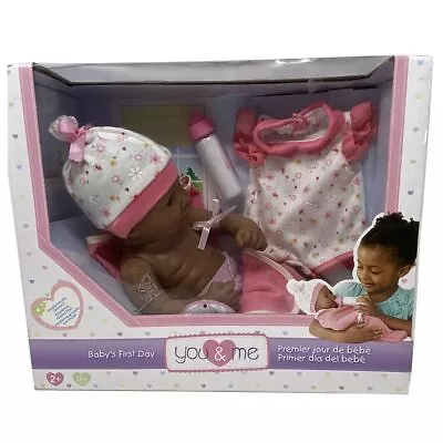 You & Me Baby's First Day Baby Doll - 12 Inch African American Doll Playset • $68.35