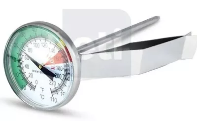 £8.95 • Buy Milk Frothing Thermometer ETI Coffee 45mm Dial Barista Latte Thermometer
