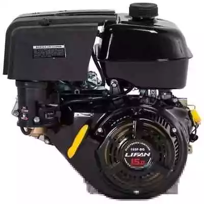 LIFAN Gas Engine 15 HP 420cc 4-Stroke Electric Start 1  Horizontal Keyway Shaft • $648.91